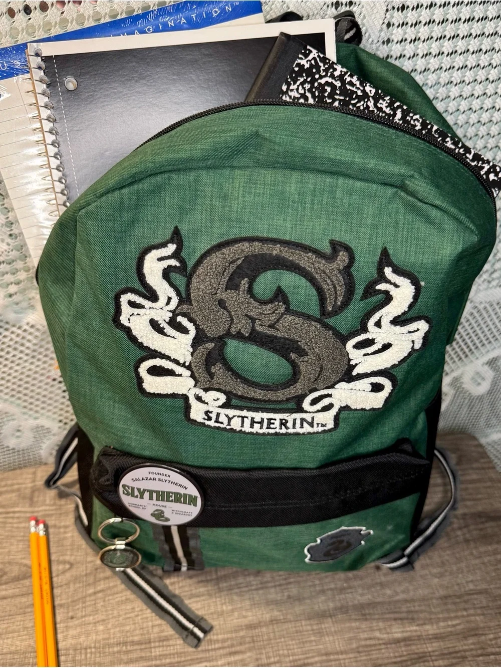 Official Harry Potter Slytherin Backpack | Back-to-School Bundle | New no tags